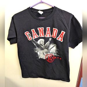 Garth Brooks Stadium Tour Black T Shirt Size M Concert Collectable 2019-2022